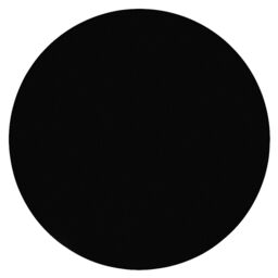 RugsX Lindo Rug in Black - Size: 100 cm diameter - thumbnail 3