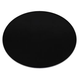 RugsX Lindo Rug in Black - Size: 100 cm diameter - thumbnail 1