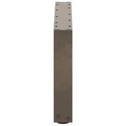 Berkfield Home Coffee Table Legs U-Shaped 2 pcs Natural Steel 70x(30-31) cm Steel in Brown - thumbnail 6
