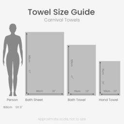 Allure Bath Fashions Carnival Repurposed Cotton Zero Twist Towels - thumbnail 6