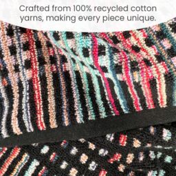 Allure Bath Fashions Carnival Repurposed Cotton Zero Twist Towels - thumbnail 3