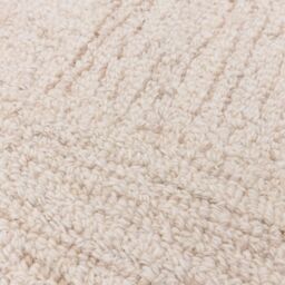 The Rug Shop UK Cream Handmade Modern Abstract Polyester Easy To Clean White Area Rug - Size: 160 cm x 230 cm - thumbnail 7