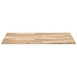 Berkfield Home Versatile Desk Top Untreated 120x70x2 cm Solid Wood Acacia in Brown - Size: 120 x 70 x 2 cm - thumbnail 5
