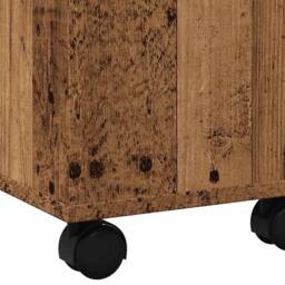 Berkfield Home Durable Coffee Table Old Wood 60x60x38 cm Engineered Wood in Brown - Size: 60 x 60 x 38 cm - thumbnail 9