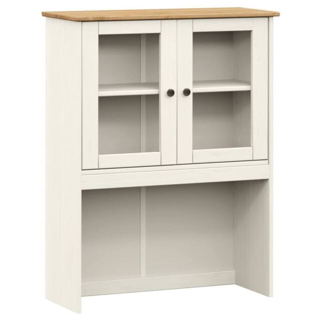 Berkfield Home Dresser Top VIGO White 78x30x100 cm Solid Wood Pine - Size: 78 x 30 x 100 cm - image 1