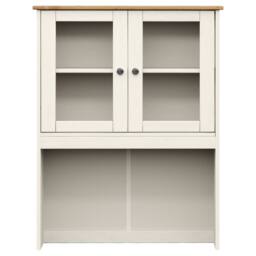 Berkfield Home Dresser Top VIGO White 78x30x100 cm Solid Wood Pine - Size: 78 x 30 x 100 cm - thumbnail 4