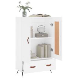 Berkfield Home Highboard White 69.5x31x115 cm Engineered Wood - thumbnail 4