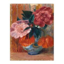 Artery8 William James Glackens Framed Wall Art Tulips & Peonies in Pitcher - Size: A4 - thumbnail 3