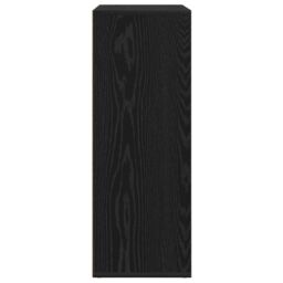 Berkfield Home Sideboard Black Oak 60x31x84 cm Engineered Wood - Size: 60 x 31 x 84 cm - thumbnail 4