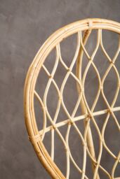 Orsina High Back Rattan Peakcock Chair in Natural - thumbnail 6