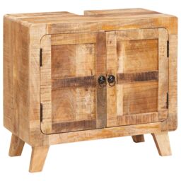 Berkfield Home Bathroom Cabinet with Shelf with Storage with Door Brown - thumbnail 2
