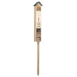 Berkfield Home Insect Hotel 15x11x150 cm Firwood in Brown - Size: 15 x 11 x 150 cm