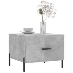 Berkfield Home Coffee Tables 2 pcs Concrete Grey 50x50x40 cm Engineered Wood - Size: 50 x 50 x 40 cm - thumbnail 3