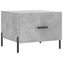 Berkfield Home Coffee Tables 2 pcs Concrete Grey 50x50x40 cm Engineered Wood - Size: 50 x 50 x 40 cm - thumbnail 5