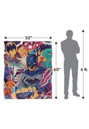 Warner Bros. Jappy Agoncillo Batman Silky Touch Super Soft Throw Blanket 152 X 127 cm in White - thumbnail 5