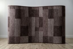 RugsX Anti-Slip Icona Runner in Brown - Size: 67 cm x 480 cm - thumbnail 4