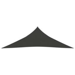 Berkfield Home Sunshade Sail 160 g/m ² Anthracite 3x3x3 m HDPE in Black - thumbnail 2