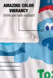 Blues Clues Blue To Santa Letter Silky Touch Super Soft Throw Blanket 152 X 127 cm in White - thumbnail 4