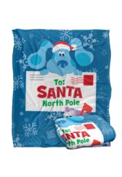 Blues Clues Blue To Santa Letter Silky Touch Super Soft Throw Blanket 152 X 127 cm in White - thumbnail 2