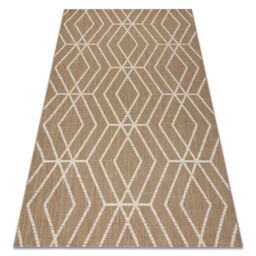 RugsX Flat Rug in Beige - Size: 160 cm x 230 cm - thumbnail 1