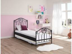 Vente-unique Folding Guest Bed - 90 X 190 Cm - Metal - White - ADONIS II - Size: Single - thumbnail 4