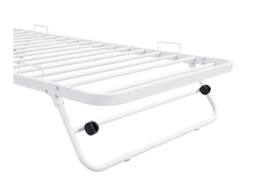 Vente-unique Folding Guest Bed - 90 X 190 Cm - Metal - White - ADONIS II - Size: Single - thumbnail 9