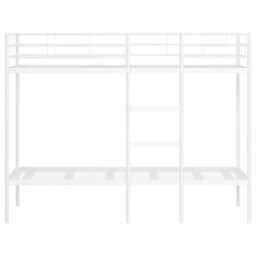 Berkfield Home Bunk Bed without Mattress White 80x200 cm Steel - thumbnail 5
