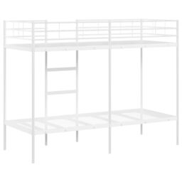 Berkfield Home Bunk Bed without Mattress White 80x200 cm Steel - thumbnail 7