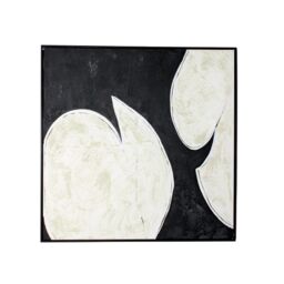 Modish Furnishing Black & Cream Black Framed Wall Art - thumbnail 3