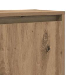 Berkfield Home Sideboard Artisan oak 97 x 29 x 75 cm Engineered wood in Brown - thumbnail 9