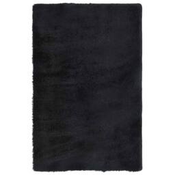 Berkfield Home Shaggy Rug High Pile NAVARRA Black 130x200 cm Polyester - Size: Medium - thumbnail 1