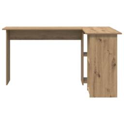 Berkfield Home Artisan Oak Computer Desk Artisan oak Particle board Medium in Light Brown - thumbnail 5