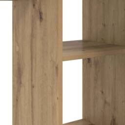 Berkfield Home Artisan Oak Computer Desk Artisan oak Particle board Medium in Light Brown - thumbnail 8