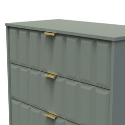 Ready Assembled 2 U Seattle 3 Drawer Deep Chest (Ready Assembled) in Pale Green - thumbnail 4