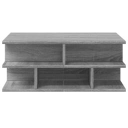 Berkfield Home Coffee Table Grey Sonoma 70x70x29 cm Engineered Wood - Size: 70 x 70 x 29 cm - thumbnail 5
