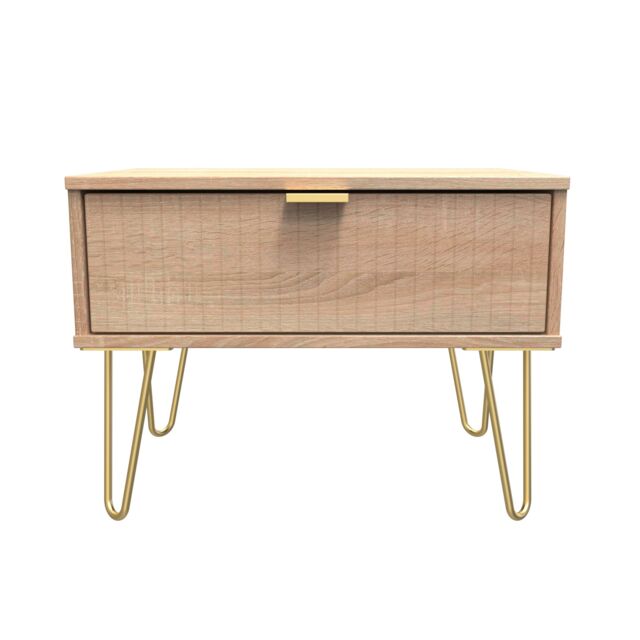 Ready Assembled 2 U Bexley 1 Drawer Wide Side Table (Ready Assembled) in Light Oak - image 1