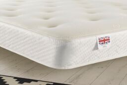 Somnior Sprung Ortho Memory Foam Tufted Mattress in White - Size: Single - thumbnail 2
