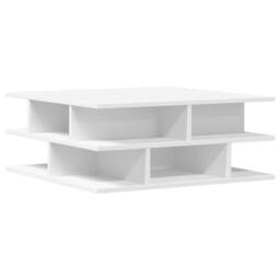 Berkfield Home Coffee Table White 70x70x29 cm Engineered Wood - Size: 70 x 70 x 29 cm - thumbnail 1