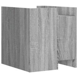 Berkfield Home Decorative Bedside Cabinet Grey Sonoma 45x50x50 cm Engineered Wood - Size: 45 x 50 x 50 cm - thumbnail 6