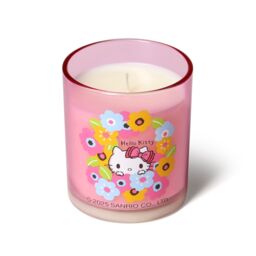 Hello Kitty Spring Blossom Candle - Glass Jar with 3D Silicone Lid in Pink - Size: Medium - thumbnail 3