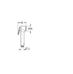 Grohe Tempesta-F Trigger Spray Chrome - 27512001 - Perfect for Showers in Metallics - thumbnail 2