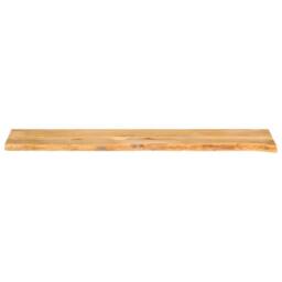 Berkfield Home Table Top Live Edge 160x40x3.8 cm Solid Wood Mango in Brown - thumbnail 3