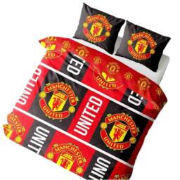 Manchester United FC Reversible Duvet Set in Dark Red - Size: Double - thumbnail 3