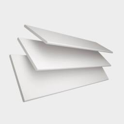 Blinds Outlet Faux Wooden Venetian Blinds with Tapes in White - Size: 210 cm width x 160 cm drop - thumbnail 2