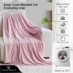 GAVENO CAVAILIA Cooling Blanket in Pink - Size: 130 cm x 170 cm - thumbnail 9