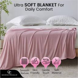 GAVENO CAVAILIA Cooling Blanket in Pink - Size: 130 cm x 170 cm - thumbnail 3