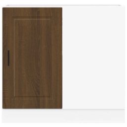 Berkfield Home Kitchen Base Cabinet Porto Brown Oak Engineered Wood - thumbnail 5