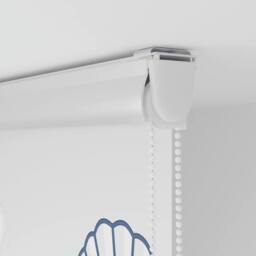 Berkfield Home Shower Roller Blind with Cassette 100x240 cm Fabric Width 96 cm in Pale Grey - thumbnail 9