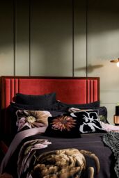 Ted Baker 'Paper Floral' Cotton Duvet Cover Set in Black - Size: Double - thumbnail 2