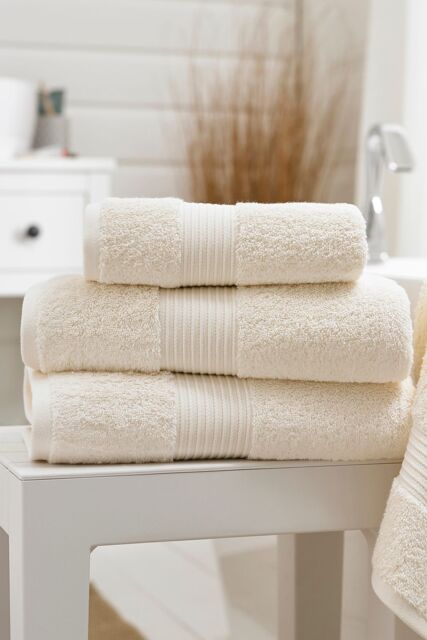 Deyongs Bliss Pima Supersoft Fluffy Cotton 650gsm Towels in Cream - image 1